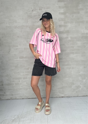 Manna shiny sport tee Begonia Pink/Blushing Bride Mads Nørgaard 